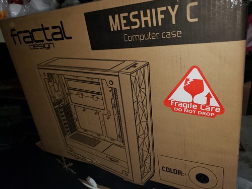 Fractal design meshify - c, black